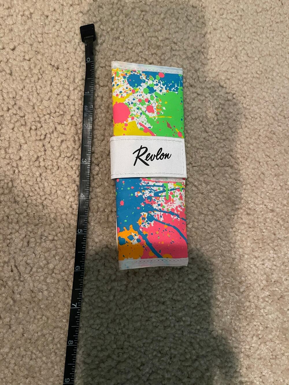Vintage Revlon makeup roll bag